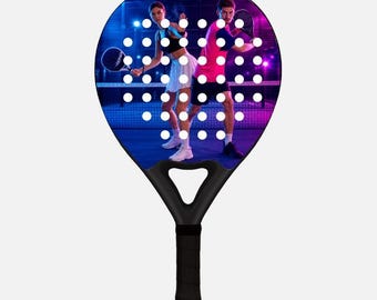 Pala de pádel personalizada / Pala de pádel con foto personalizada / Sube tu diseño / Regalo deportivo personalizado / Regalo para jugadores de pádel