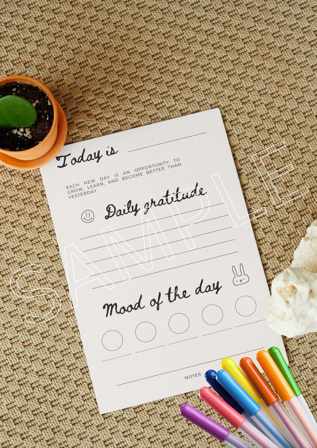 Printable Daily Mood Tracker Journal Template (a4/letter Size) - Etsy UK