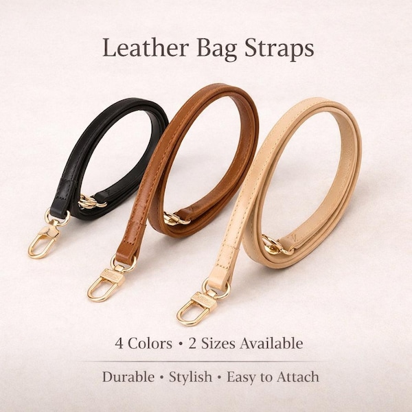 Correa de cuero ajustable para bolso de 60 a 120 cm, correa de repuesto de cuero genuino para bandolera y hombro, asa desmontable para bolso, accesorios para bolsos DIY.