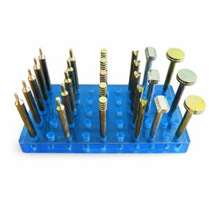 Set di strumenti professionali per la lavorazione di gioielli e la creazione di gioielli - Strumenti per la modellazione dei metalli in acciaio inossidabile con organizer