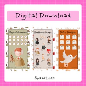 Harry Potter cash stuffing challenges A6