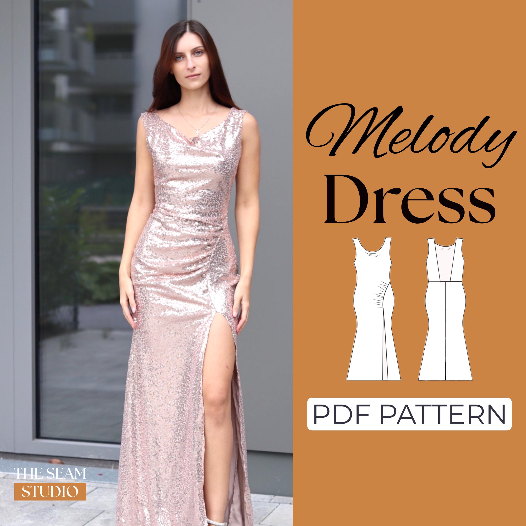 Sequin Dress Pattern - Etsy