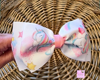 My Little Pony Hair Bow Hard Headband Fabric Covered Headband Hair Clip School girl Headband Ribbon Hard Headbands Toddler Hair Bow