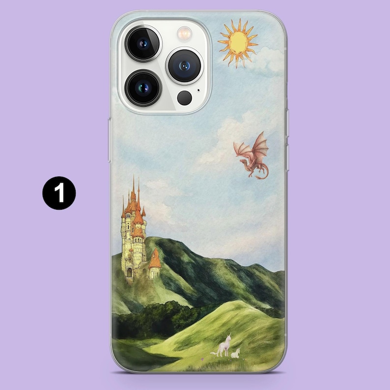 Medieval Phone Case Fantasy Middle Age Cover for iPhone 17Pro, 16, 15, 14, 13, 12, Samsung S26, S25, S24, S23Fe, A16, A56, Pixel 10, 9Pro 1