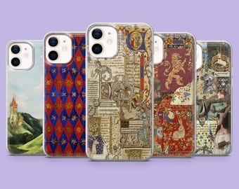 Medieval Phone Case Fantasy Middle Age Cover for iPhone 17Pro, 16, 15, 14, 13, 12, Samsung S26, S25, S24, S23Fe, A16, A56, Pixel 10, 9Pro