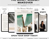 Money Mindset PLR Ebook | Canva Editable Template, Personal Finance & Wealth Guide, Passive Income Digital Product with Resell Rights
