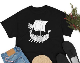 Viking boat shirt, Nordic shirt, Vikings Shirt, Scandinavian heritage Shirt, Vikings ancestry T-shirt, Cool Viking boat tee, S-5XL