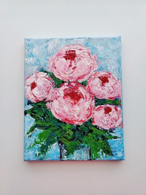 Acrylic peonies cheap