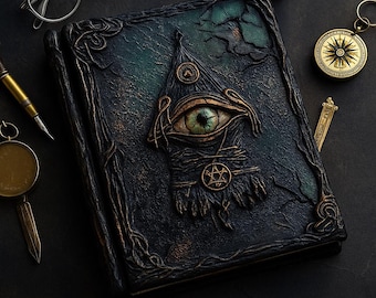 3D Embossed Cthulhu Journal | Gothic Fantasy Notebook,Gift for 2026