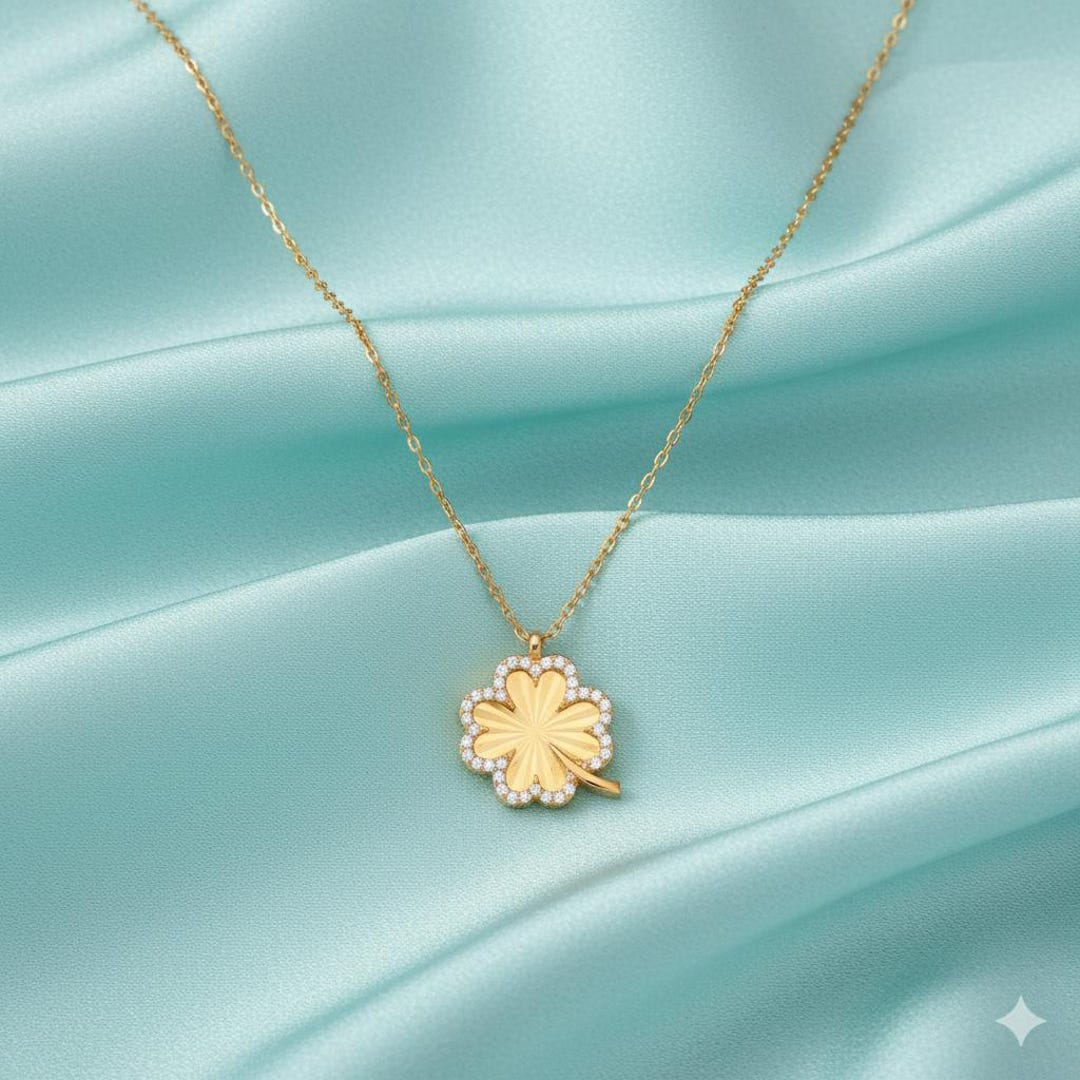 Minimalist Clover Necklaces for Women, Shamrock Necklace, Christmas ...