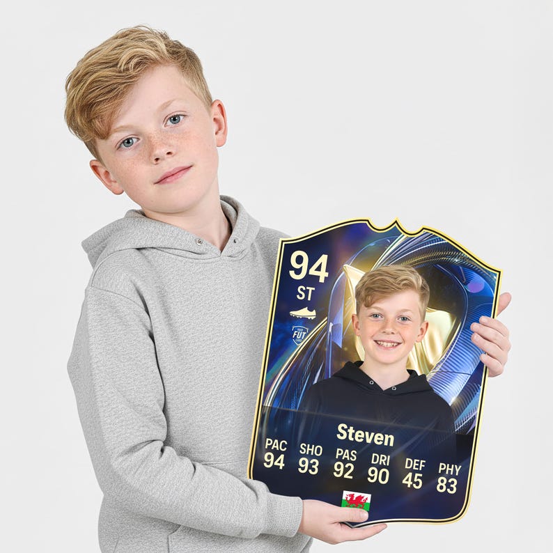 Personalised FIFA Football Card – Fully Custom 3MM Foamex Print! image 2