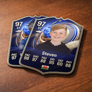 Personalised FIFA Football Card – Fully Custom 3MM Foamex Print! image 16