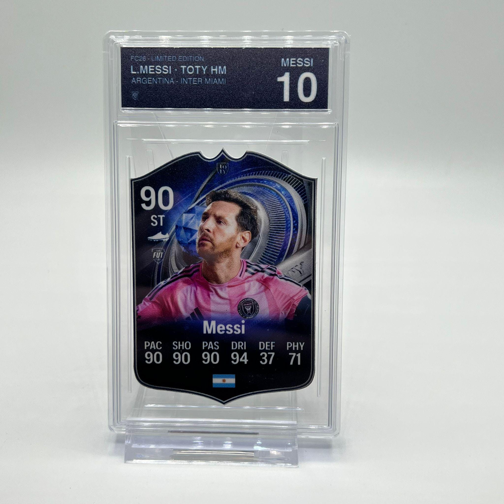メッシ カスタムカード9枚セット Fifa messi card - Etsy 日本