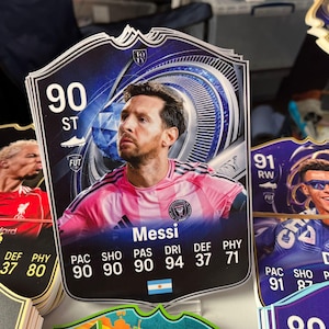 Lionel Messi EA FC FIFA-kort - Tryckt på 3 mm Foamex!