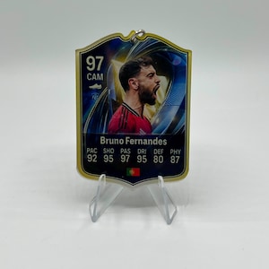 Bruno Fernandes Fifa EAFC Acrylic Keyring!