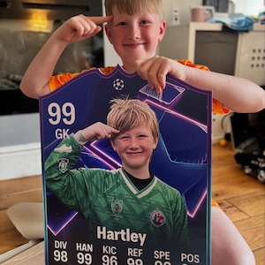 Personalised FIFA Football Card – Fully Custom 3MM Foamex Print! image 3