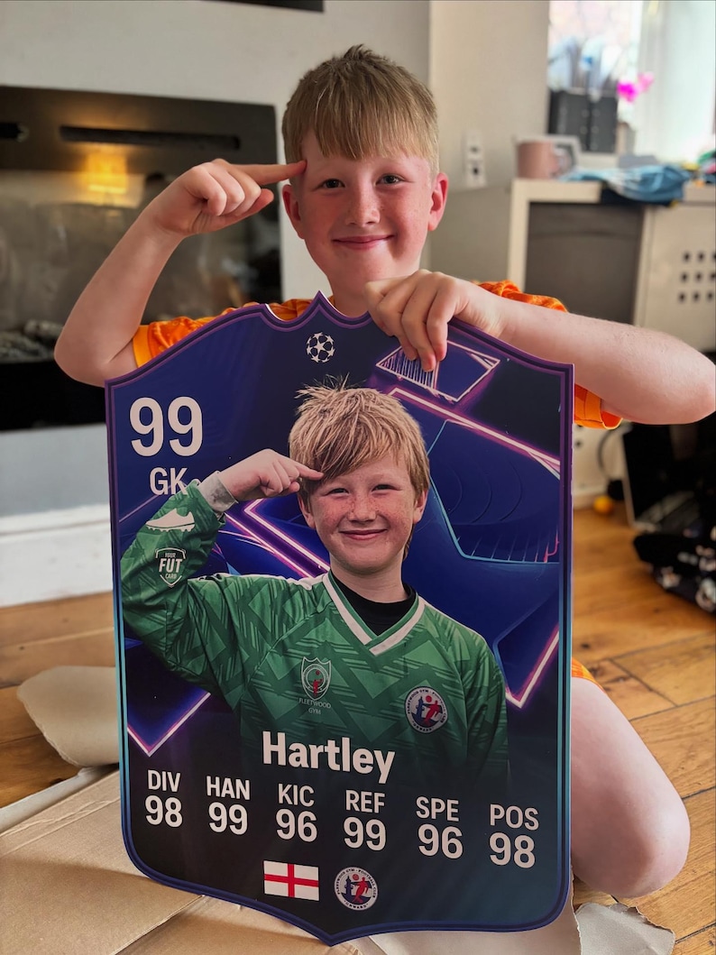 Personalised FIFA Football Card – Fully Custom 3MM Foamex Print! image 3