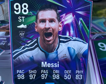 Lionel Messi EA FC Fifa Card - Printed on 3MM Foamex!