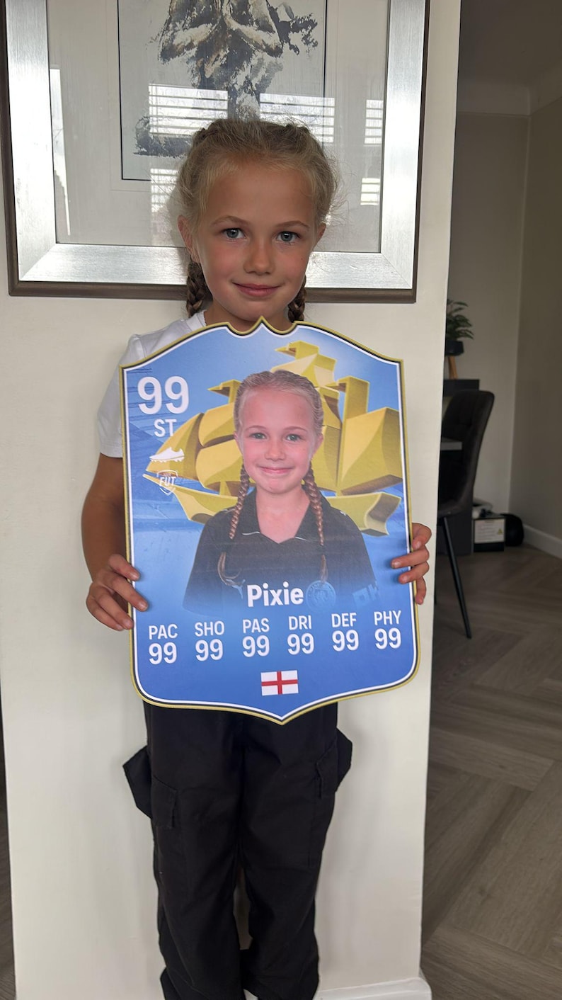 Personalised FIFA Football Card – Fully Custom 3MM Foamex Print! image 4