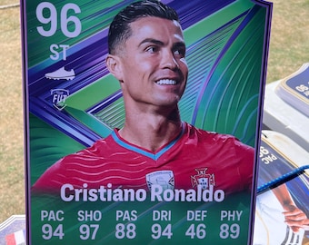 Cristiano Ronaldo EA FC Fifa Card - Printed on 3MM Foamex!