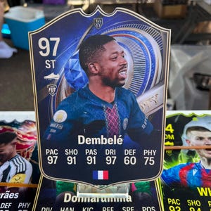 Dembele PSG EA FC Fifa Card - Printed on 3MM Foamex!