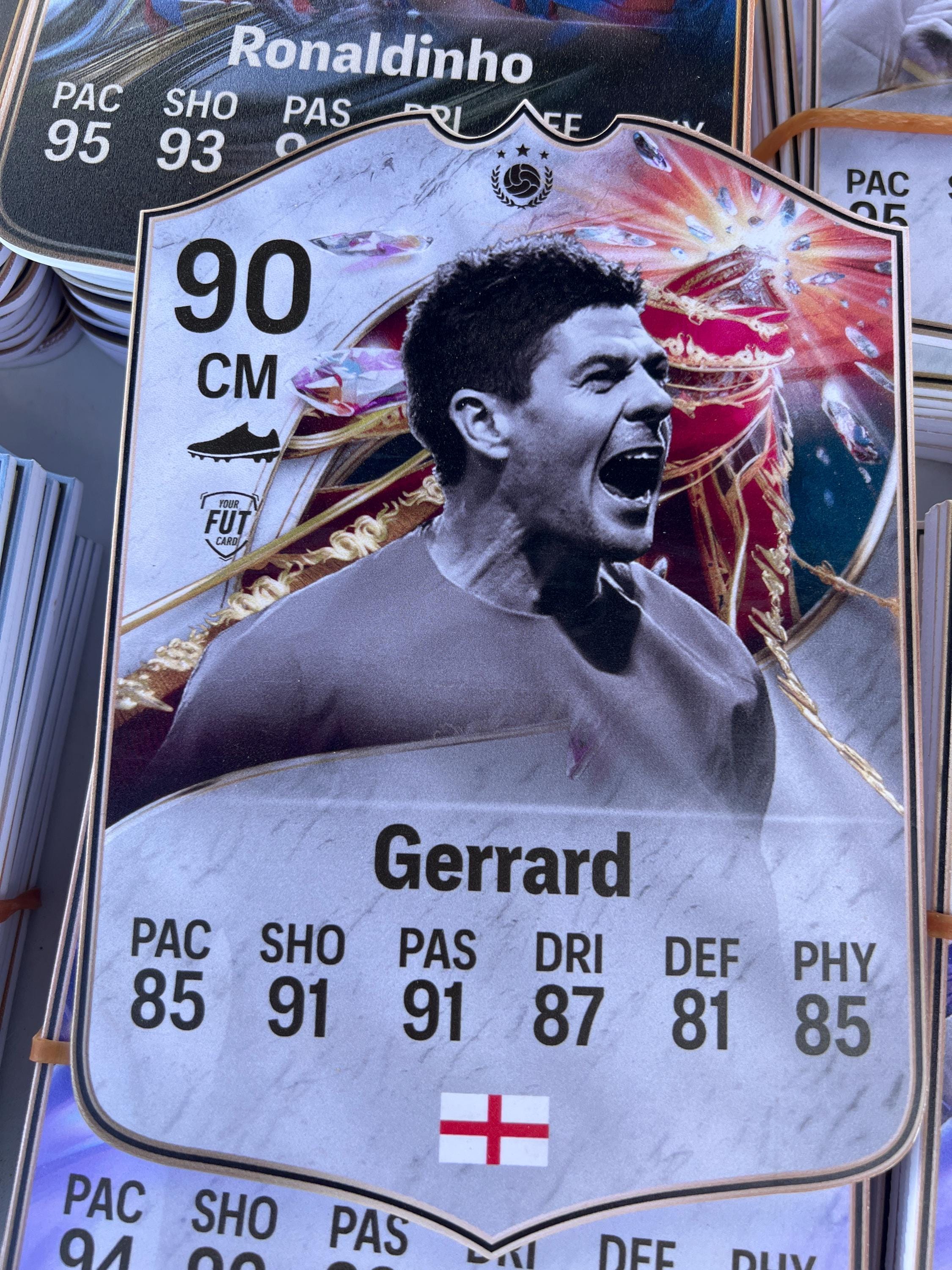 Steven Gerrard 直筆雑誌ポスター イングランド代表 Steven Gerrard 直筆雑誌ポスター イングランド代表 Steven Gerrard