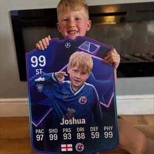 Personalised FIFA Football Card – Fully Custom 3MM Foamex Print! image 13