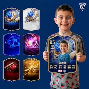 Personalised FIFA EA FC Football Card – Fully Custom 3MM Foamex Print!