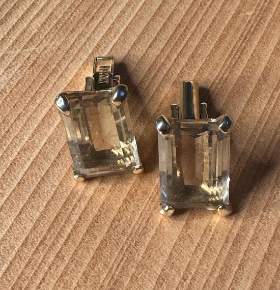 Vintage Swank Gem Cuff Links - image 5