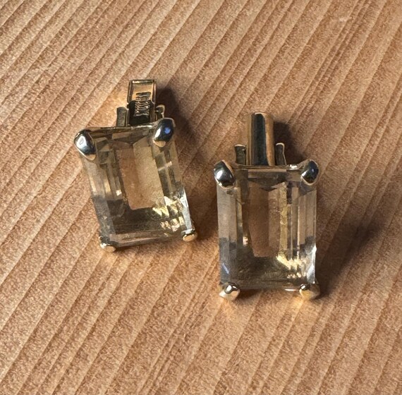 Vintage Swank Gem Cuff Links - image 1