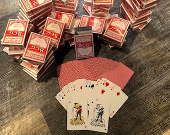 Extra - Spare - Replacement Playing Cards. Red backs. Can be used for Euchre as well as Poker and many other card games and Card Tricks.