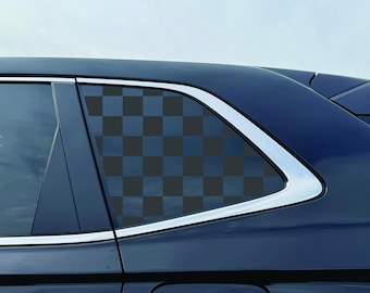 Fensteraufkleber für BMW CR-V mit Schachbrett Design - passend für 2023-2025