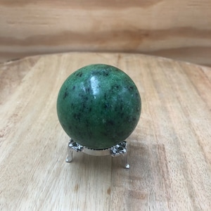 Fuchsite Sphere Crystal Ball With Stand