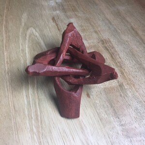 Sphere Stand Rosewood Hand Carved, Two Sizes Available