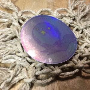 Holographic Crystal Ball Sticker