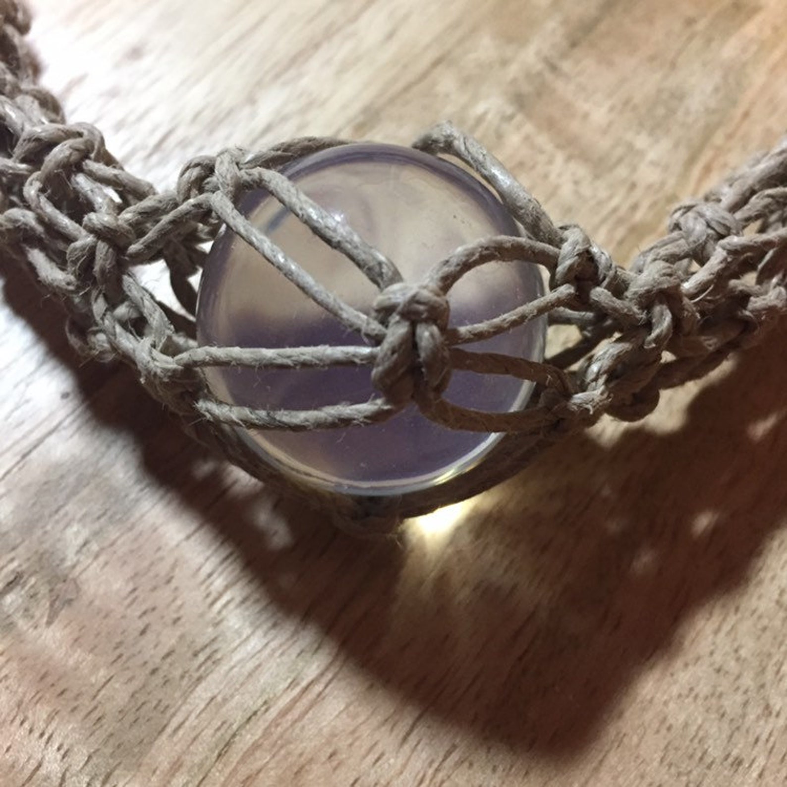 Hemp Necklace 12 Strand Rope Style Weave With Your Choice of Etsy