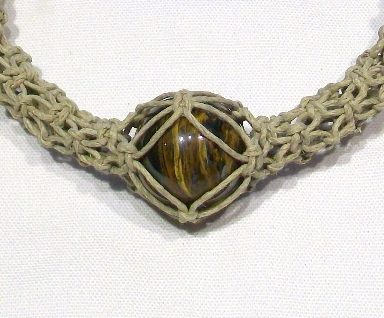 Hemp Necklace 12 Strand Rope Style Weave With Your Choice of Etsy