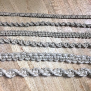 3 Sizes, Hemp Necklace, Choose Your Style!