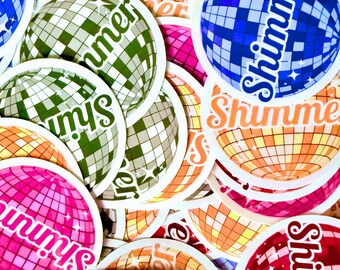 Shimmer Stickers | Glossy | Waterproof | Bejeweled Gift | Shimmer | Colorful | Eras | Midnights | Showgirl Era