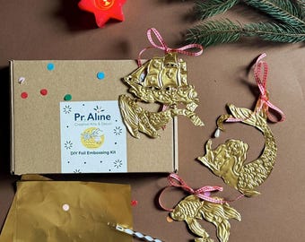 Ocean Creatures DIY Folienpräge Set – Meerestiere und Meerestiere