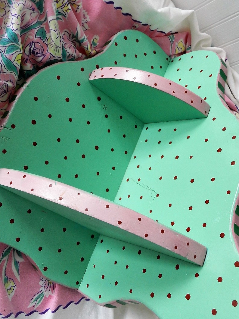 HAND PAINTED CORNER Shelf Etsy