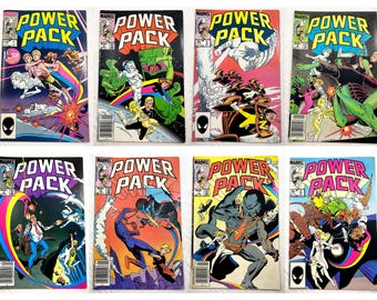 POWER PACK Issues #01 Thru #51 Copper Age Marvel Comic Books with Cameo Appearances by X-Men, Spiderman, and More! - Choose Your Favorite!
