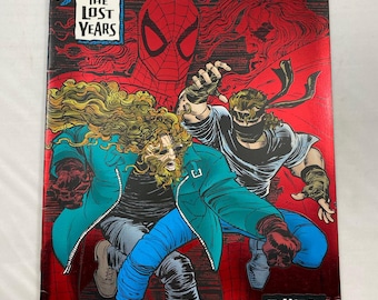SPIDER-MAN The Lost Years #2 with Red Foil Cover by Marvel Comics in 1995 - Very Fine / Near Mint