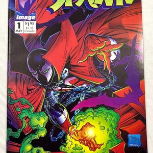 SPAWN #1 "Questions" Image Comic Todd McFarlane May 1992 VF/NM First Issue