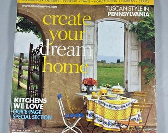 COUNTRY LIVING Magazine - September 2001 - Volume 24 - Number 9 - CMG08350