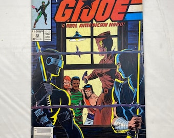 GI JOE #66 A Real American Hero The Tenth Letter ARAH Snake Eyes Marvel Comics Newsstand Edition