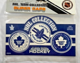 1995 Toronto Maple Leafs NHL Super Caps Team Collection Hockey Pogs / Milk Caps