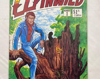 Legends Of Elfinwild #1 1987 Wehner Comics B/W Vintage Rare Copper Age Indie Comic Book - VF