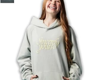 Handmade Salish Matter Hoodie - Unisex Sincerely Yours Oversized Fleece Hoodie -Cosplay Costume