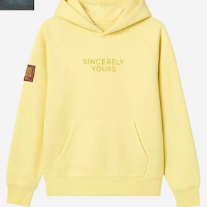 Sudadera con capucha amarilla Salish Matter hecha a mano - Sudadera unisex de forro polar extragrande - Disfraz de cosplay